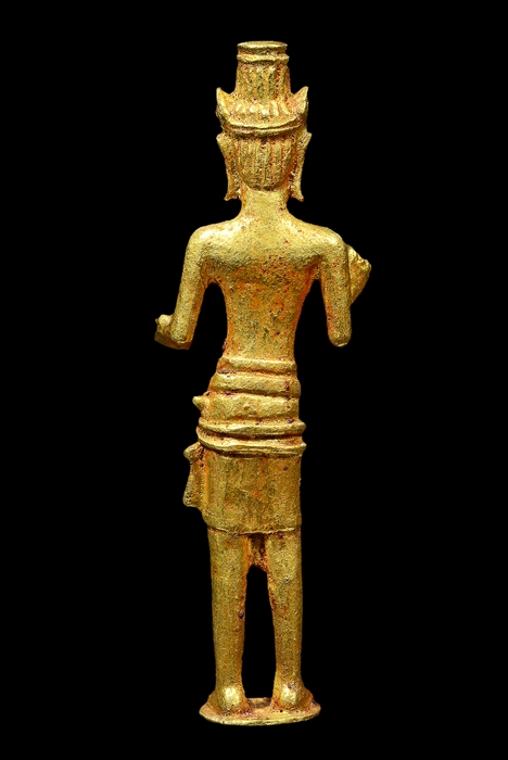 RYU_7809 copy-2.jpg - พระโพธิสัตว์ อวโลกิเตศร ทองคำ ศิลปะเขมรยุคก่อนเมืองพระนคร (Per-Angkor) อายุราว 800 ปี | https://soonpraratchada.com